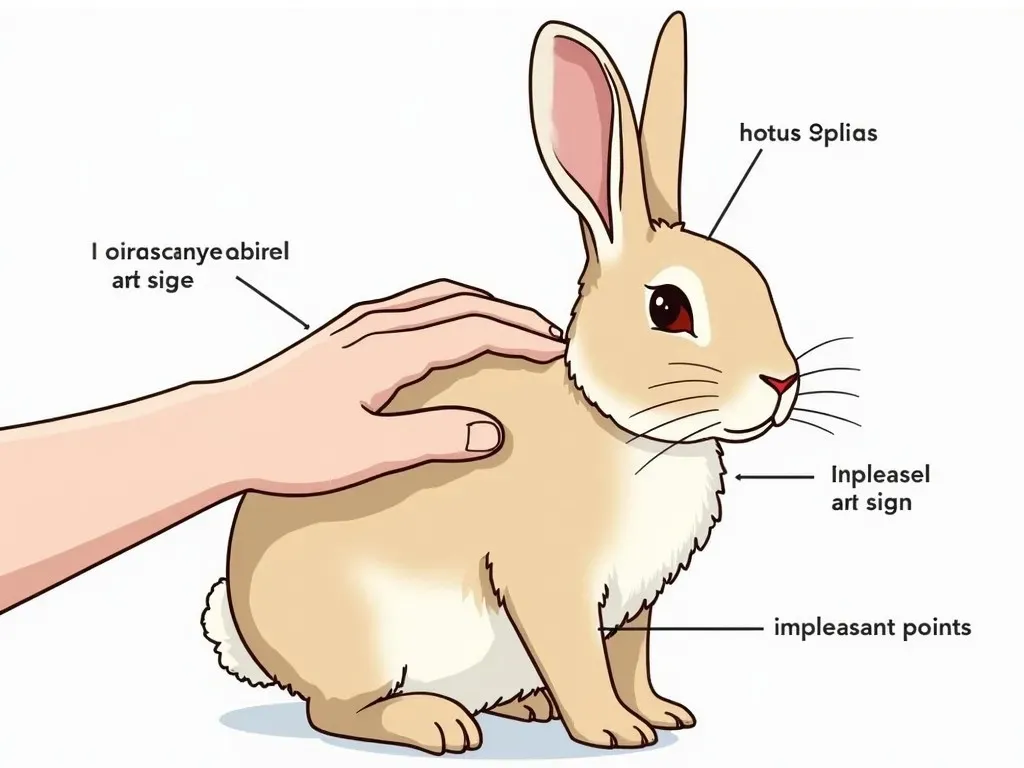 うさぎの撫で方（不快ポイント）