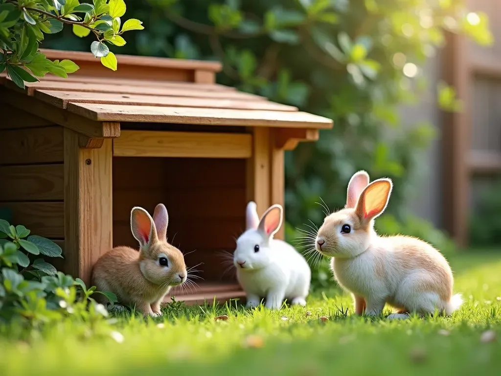 屋外うさぎハウス